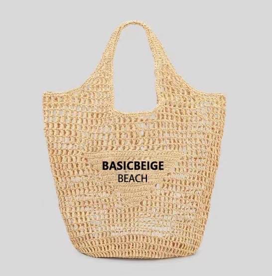 BASICBEIGE BEACH TOTE BAG